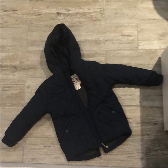 Zara navy blue Boys padded jacket - Picture 1 of 4